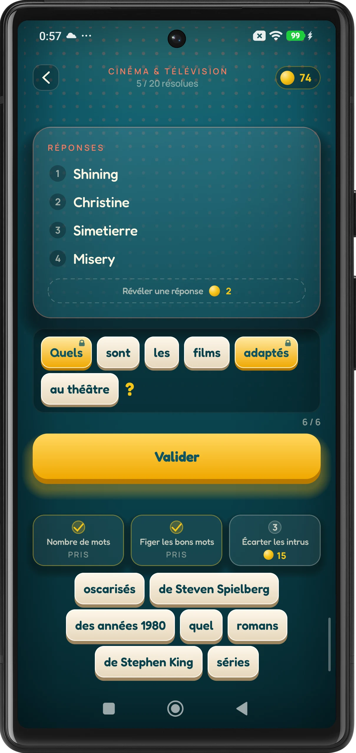 Quiz : trouve la question screenshot