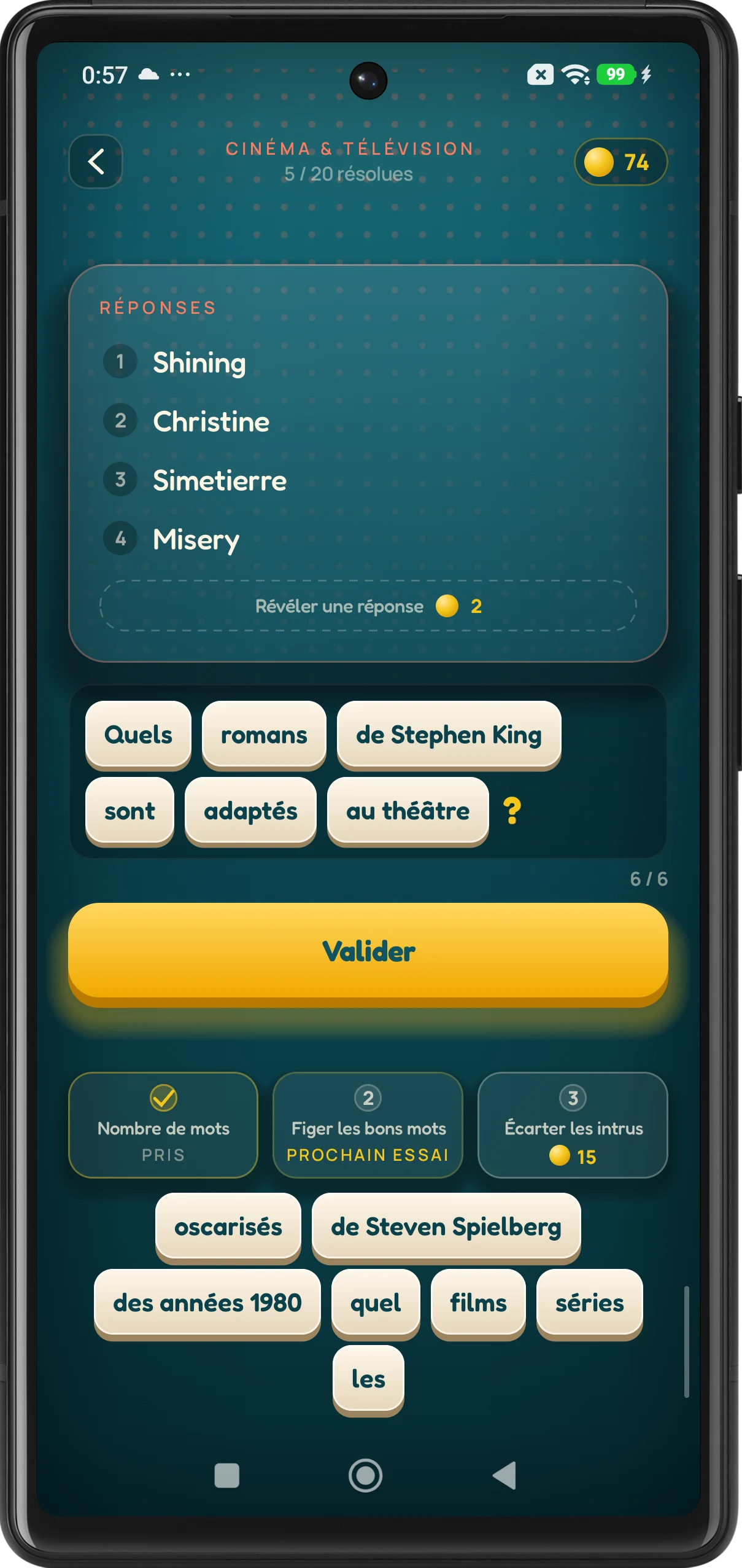 Quiz : trouve la question screenshot